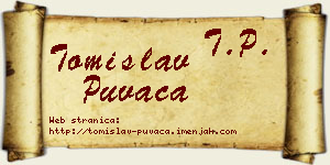 Tomislav Puvača vizit kartica
